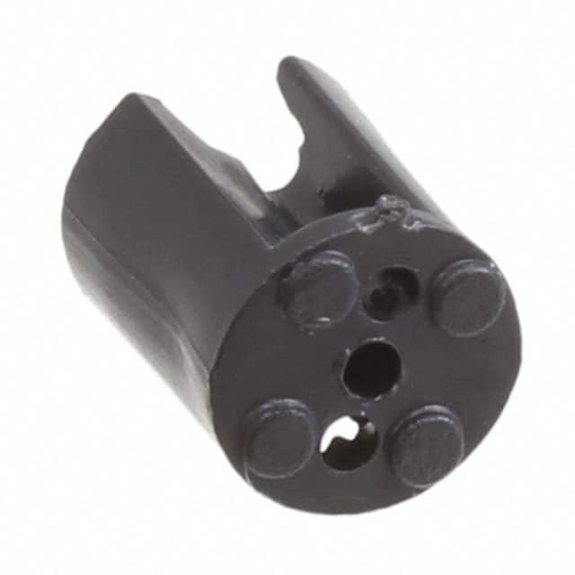 STD_240_BLK LED HOLDER TRI-LEAD BLACK