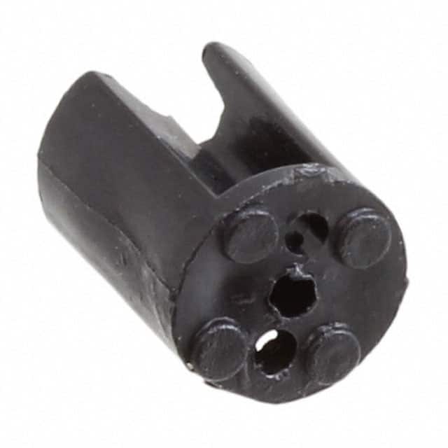 STD_250_BLK LED HOLDER TRI-LEAD BLACK
