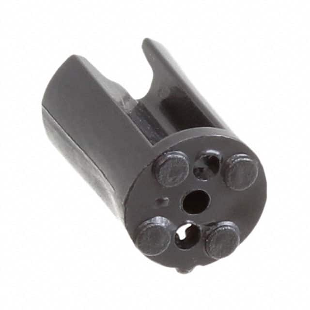 STD_300_BLK LED HOLDER TRI-LEAD BLACK