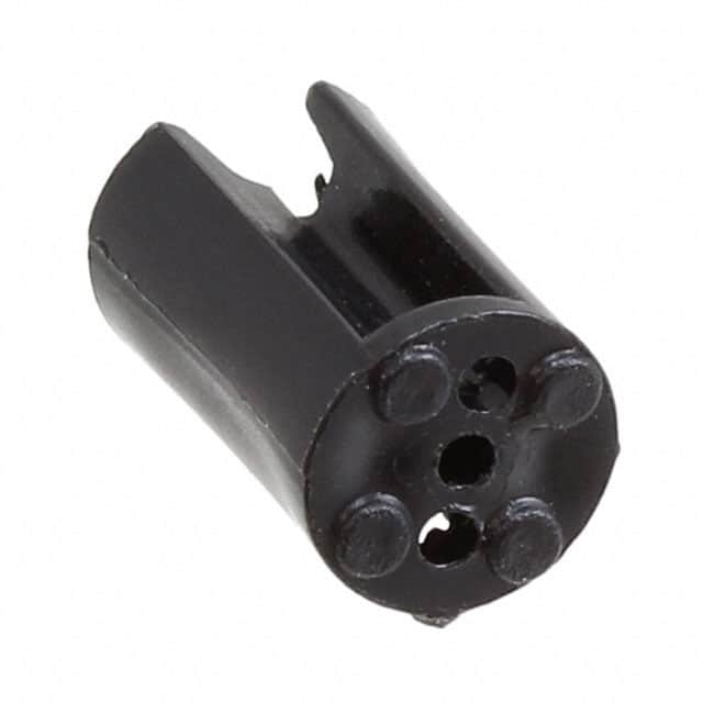 STD_320_BLK LED HOLDER TRI-LEAD BLACK