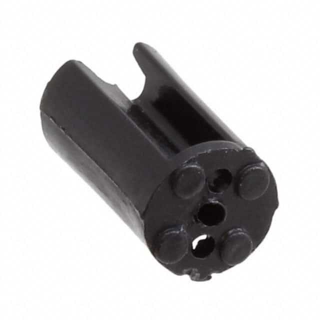 STD_340_BLK LED HOLDER TRI-LEAD BLACK