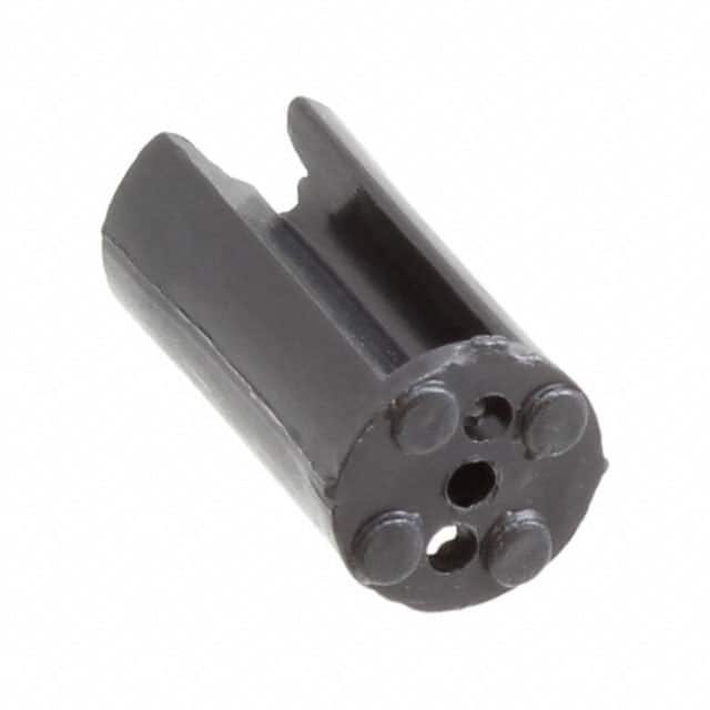 STD_380_BLK LED HOLDER TRI-LEAD BLACK