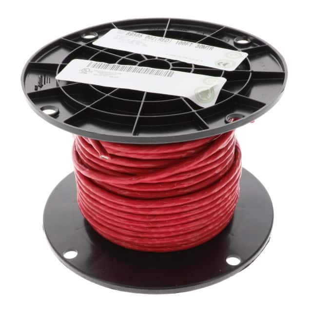89505 002100 MULTI-PAIR 10COND 24AWG RED 100'