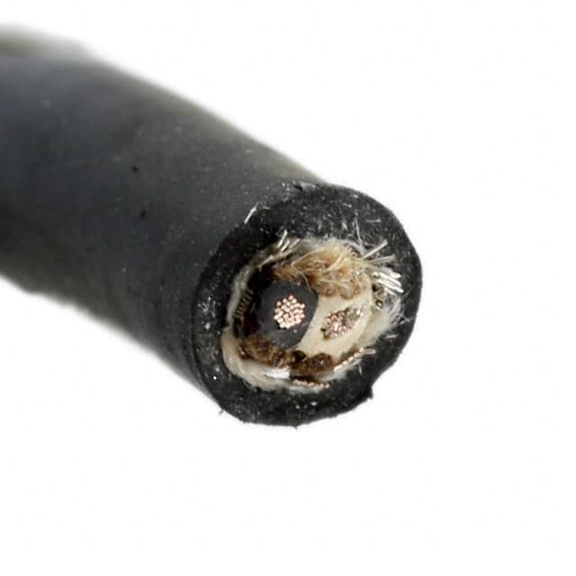 C1302-500 CABLE MIC 2COND 20AWG BLACK 500'