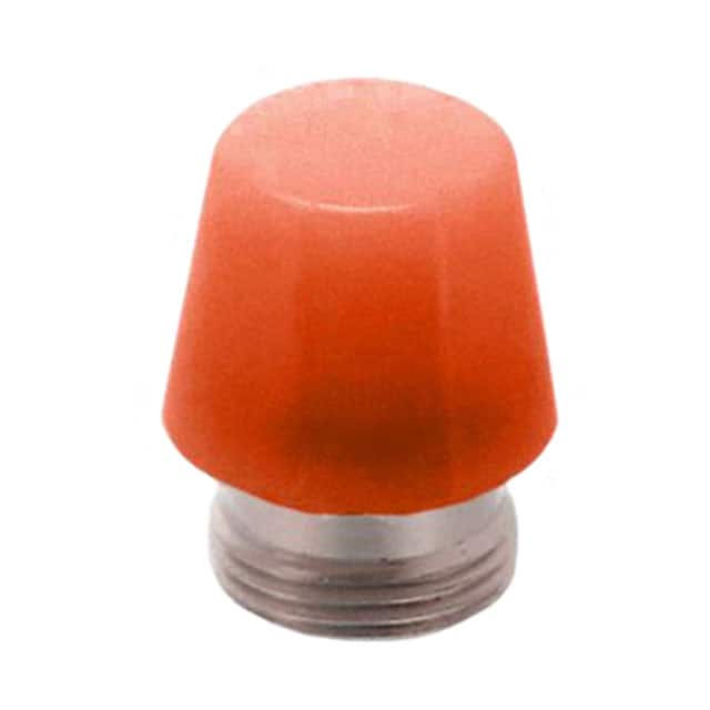 160A-604R LENS RED PANEL MOUNT THREADED