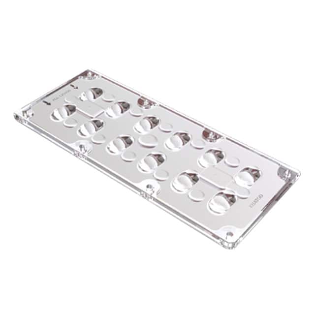 PLL120406 LENS CLR 160X115DEG ELLIP SCREW