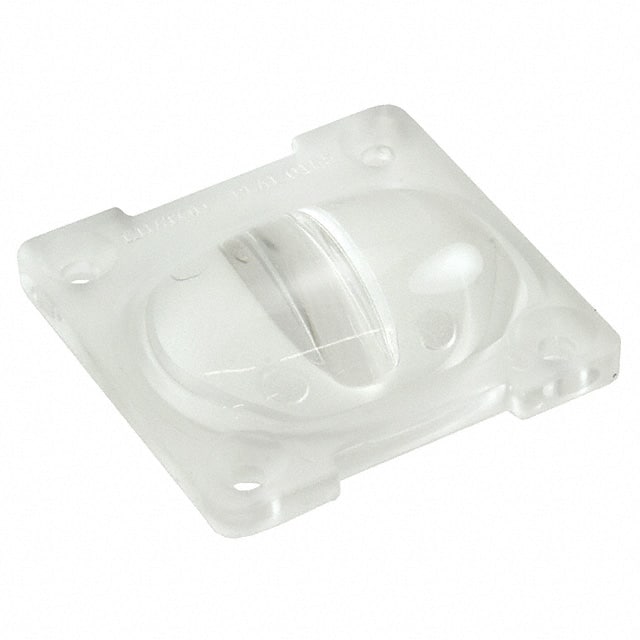 PLAL0155 LENS CLR 160X130DEG ELLIPIT/OVAL