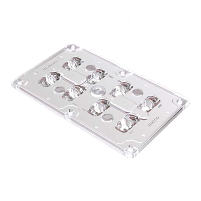 PLL080403 LENS CLR 155X110DEG ELLIP SCREW