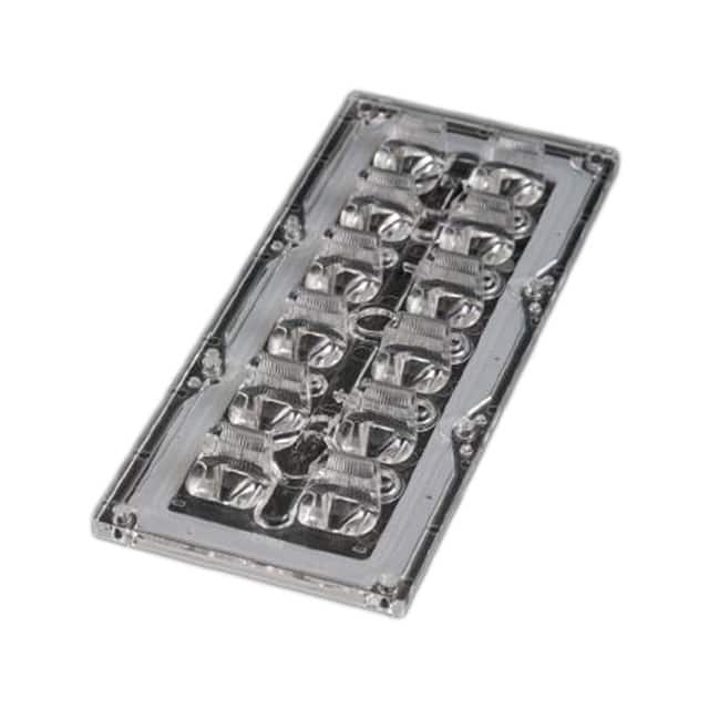 CS15362_STRADA-IP-2X6-T3-B LENS CLEAR ASYMMETRICAL SCREW