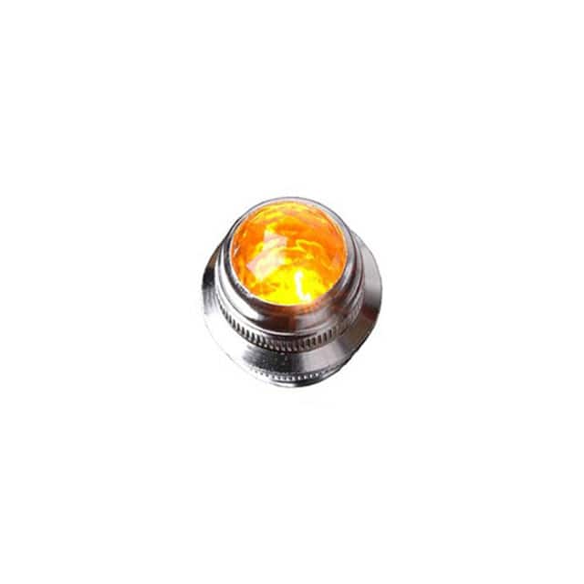 P-PL-JEWEL-AMBER 1/2 FACETED JEWEL  AMBER