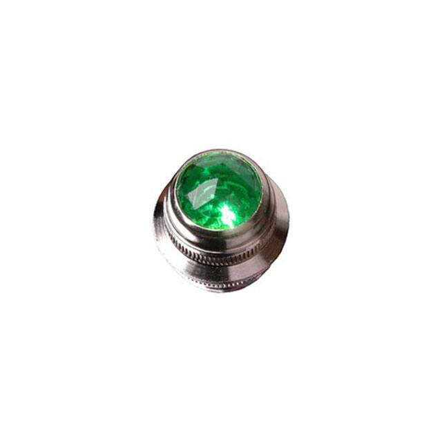 P-PL-JEWEL-GREEN 1/2 FACETED JEWEL  GRN