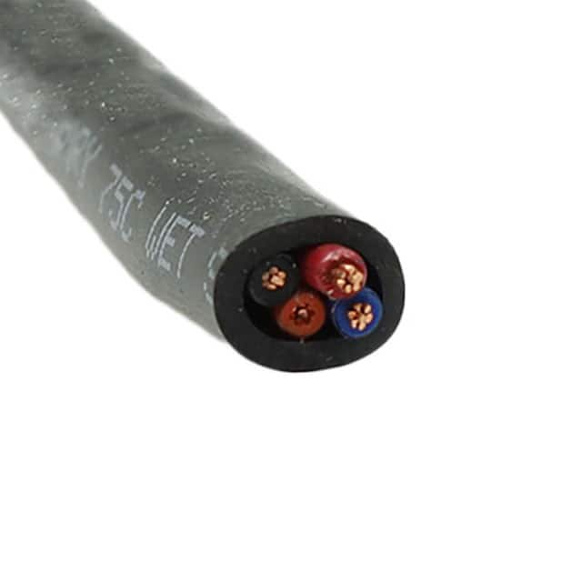 M3802 BK005 CABLE 4COND 18AWG BLACK 100'