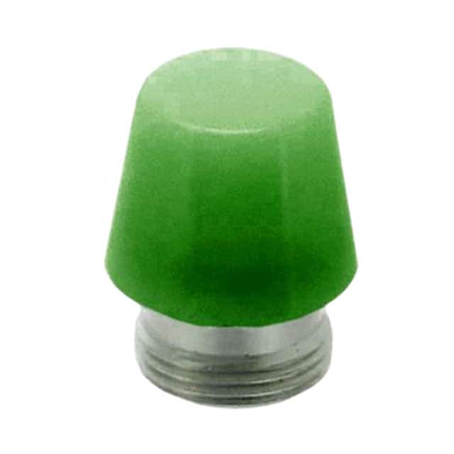 160A-604G LENS GREEN PANEL MOUNT THREADED