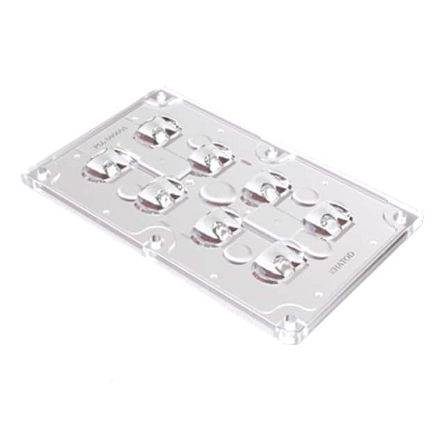 PLL080005 LENS CLR 146X106DEG ELLIP SCREW
