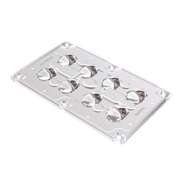 PLL080426 LENS CLR 150X120DEG ELLIP SCREW