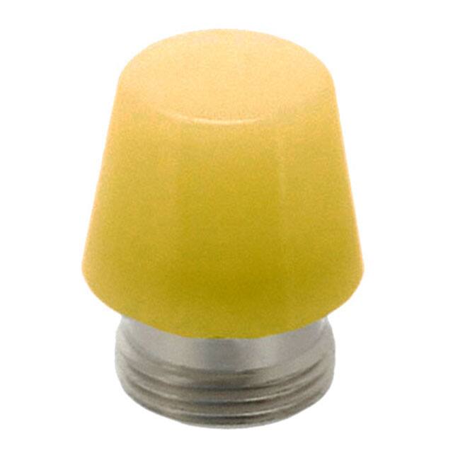 160A-604Y LENS YELLOW PANEL MOUNT THREADED