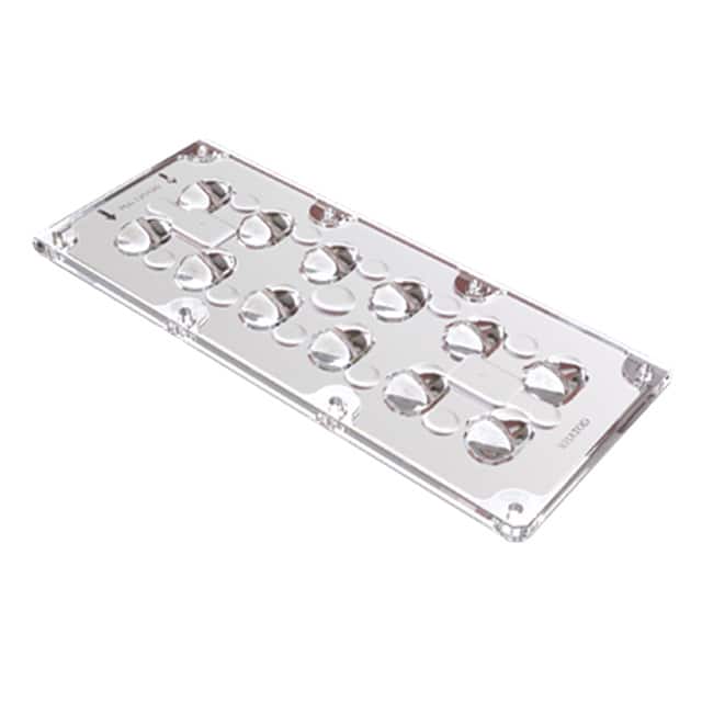 PLL120426 LENS CLR 150X120DEG ELLIP SCREW