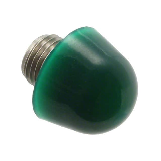 139A-404G LENS GREEN PANEL MOUNT THREADED