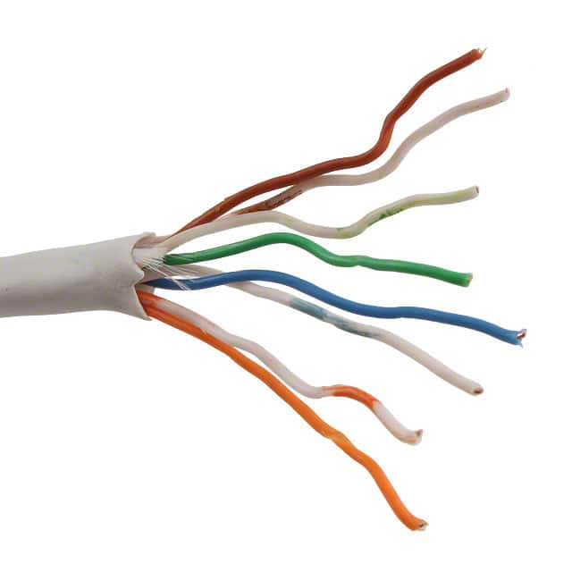 CR5.30.02 CABLE CAT5E 8CON 24AWG WHT 1000'