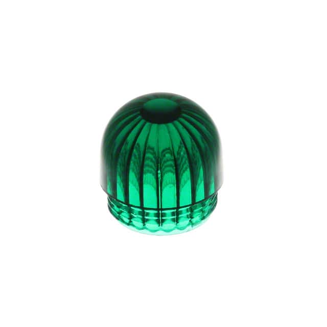 0520992 LENS GREEN PANEL MOUNT THREADED