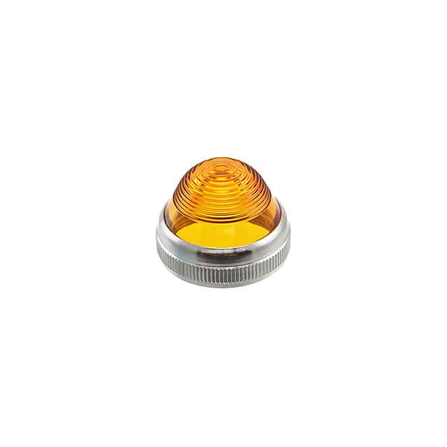 0800533303 LENS AMBER PANEL MOUNT THREADED