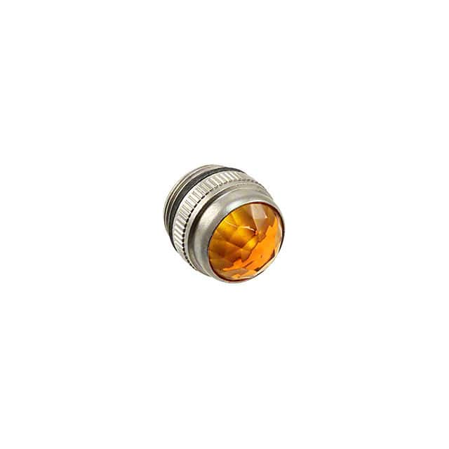 0810433303 LENS AMBER PANEL MOUNT THREADED