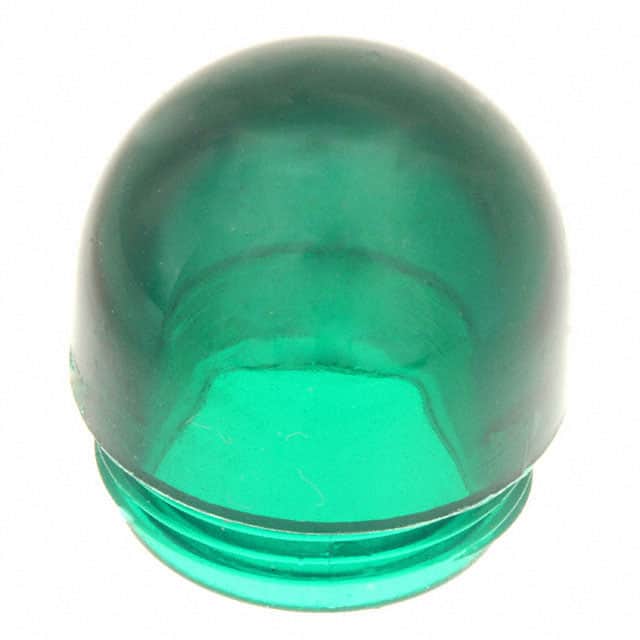 0950932 LENS GREEN PANEL MOUNT THREADED