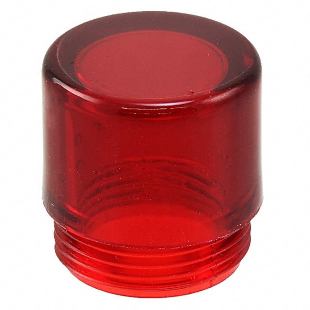 1351431 LENS RED PANEL MOUNT THREADED