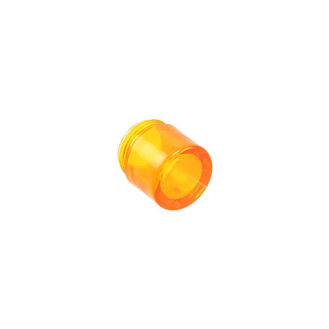 1351433 LENS YELLOW PANEL MOUNT THREADED