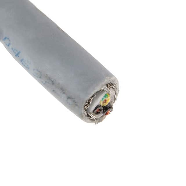 470035CY GE033 CABLE 3COND 21AWG GRAY SHLD 100M