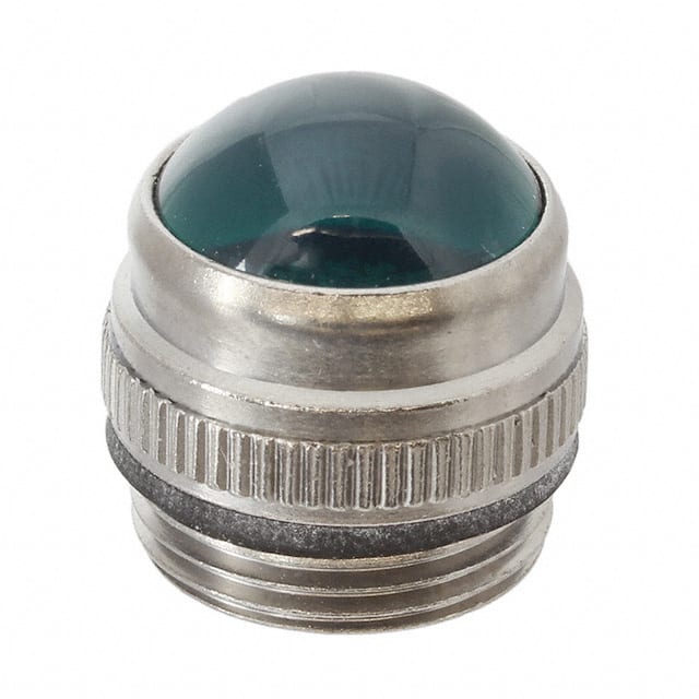 2220132303 LENS GREEN PANEL MOUNT THREADED