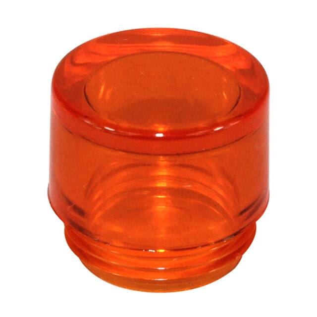 25P-606A LENS AMBER PANEL MOUNT THREADED