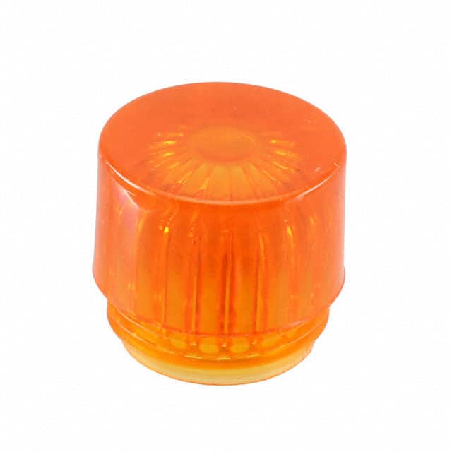 25P-626A LENS AMBER PANEL MOUNT THREADED