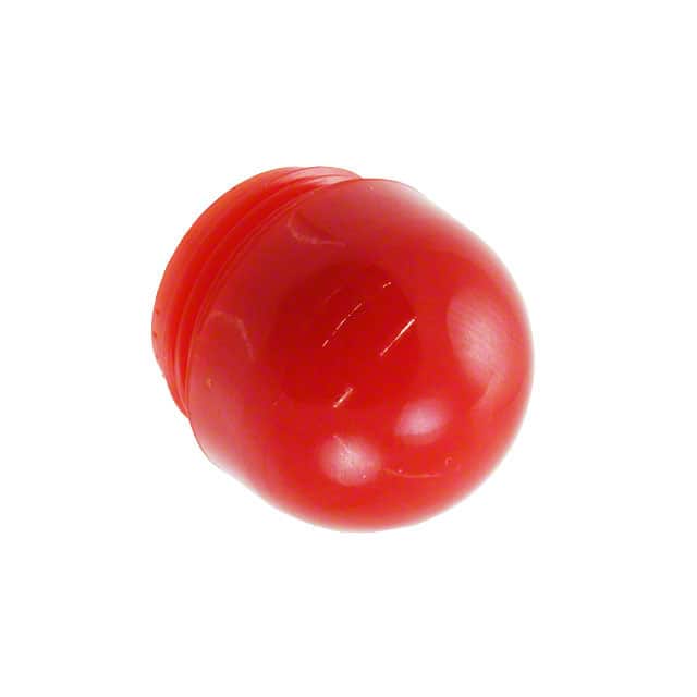 25P-307R LENS RED PANEL MOUNT THREADED
