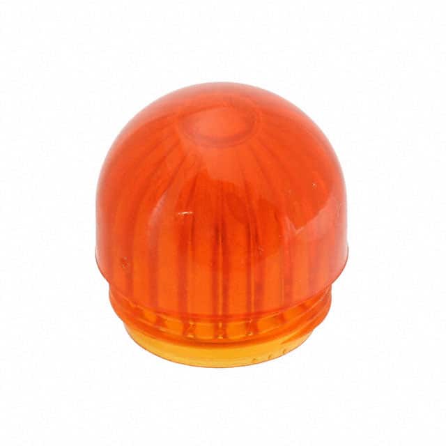 25P-326A LENS AMBER PANEL MOUNT THREADED