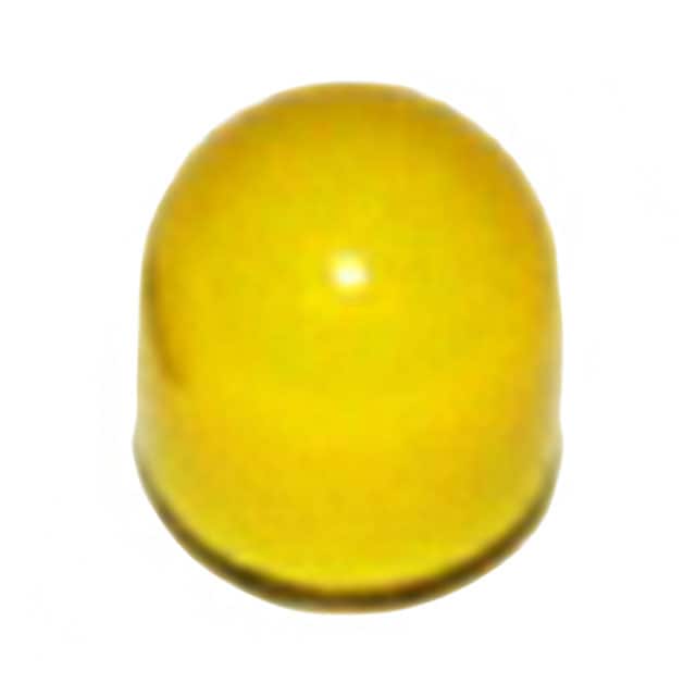 131A-304Y LENS YELLOW PANEL MOUNT THREADED