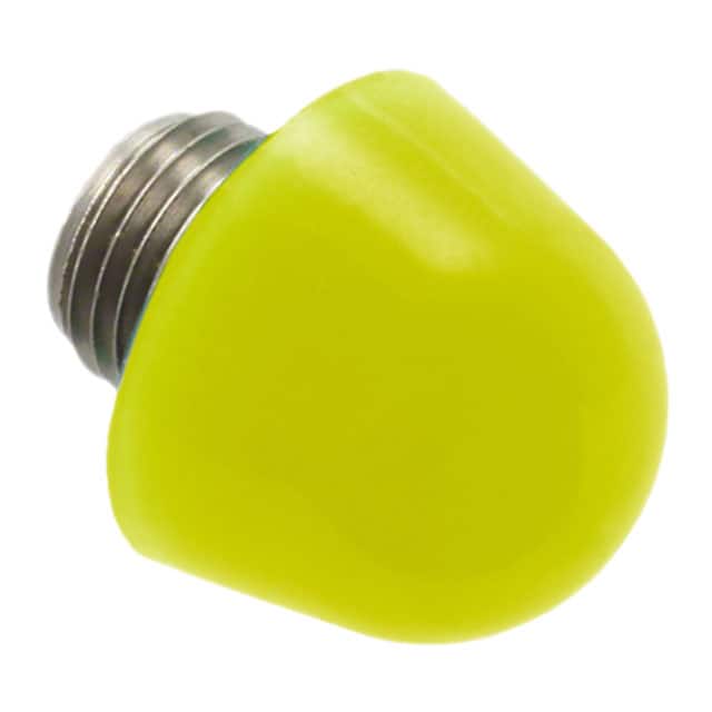 139A-404Y LENS YELLOW PANEL MOUNT THREADED