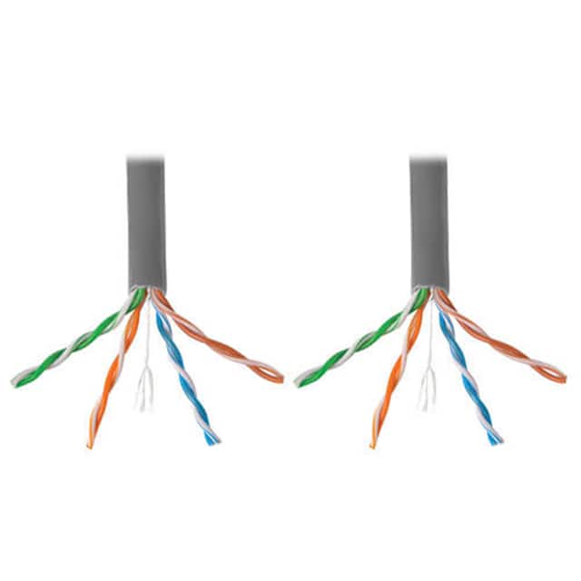 N220-01K-GY CABLE CAT6 8CON 24AWG GRAY 1000'
