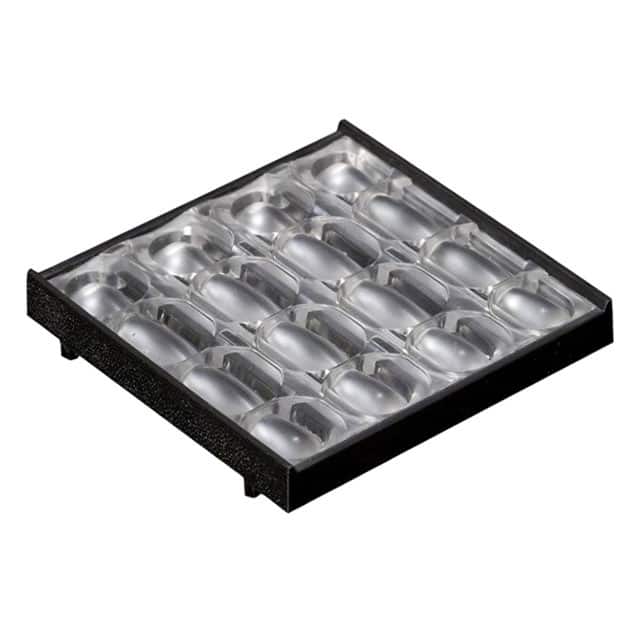 CP14877_IDA16-O LENS CLR ELLIPTICAL/OVAL SNAP-IN