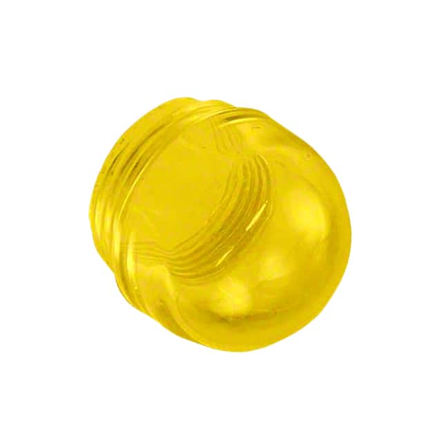 25P-306YS LENS YELLOW PANEL MOUNT THREADED