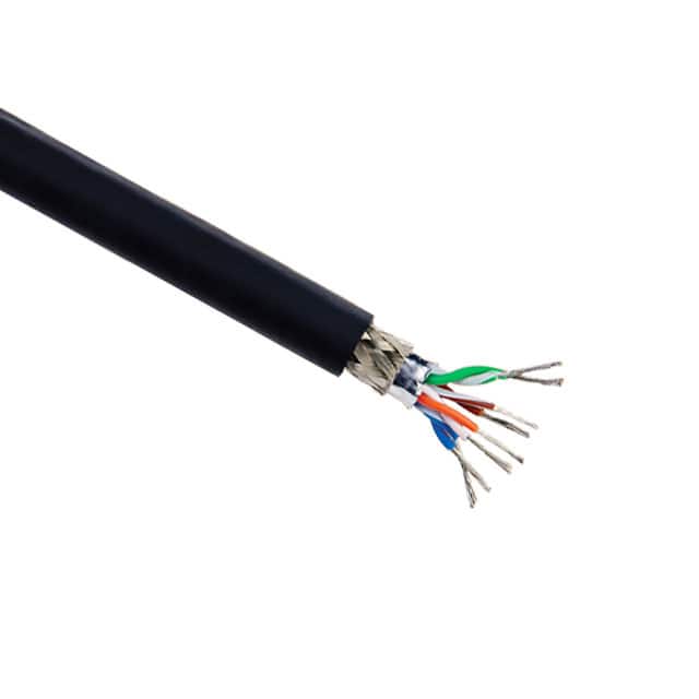 75021 BK002 CABLE CAT5E 4COND 24AWG BLK 500'