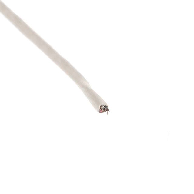 M244825 WH005 CABLE 2CON 18AWG WHT SHLD 100'