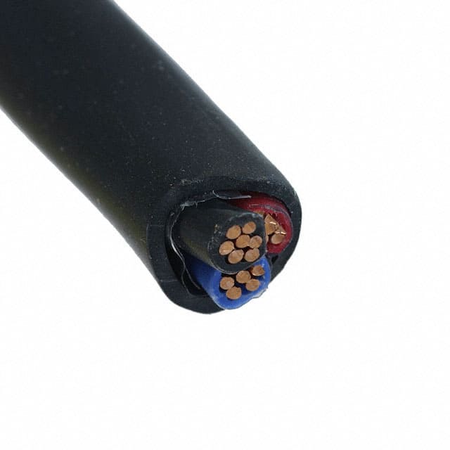 M3867 BK001 CABLE 3COND 12AWG BLACK 1000'