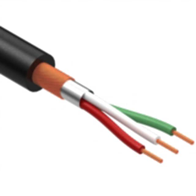 30-00179 CABLE 3COND 28AWG BLK SHLD 502'