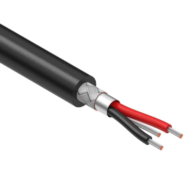 30-01009 CABLE 2COND 26AWG BLK SHLD 502'