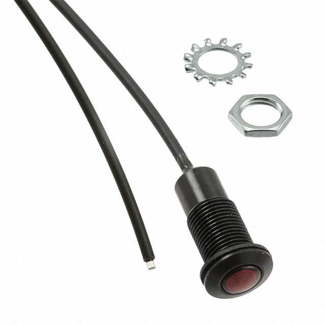 FLXR1RTP12 RUGGD FLEX LIGHTPIPE BLK 12" RED