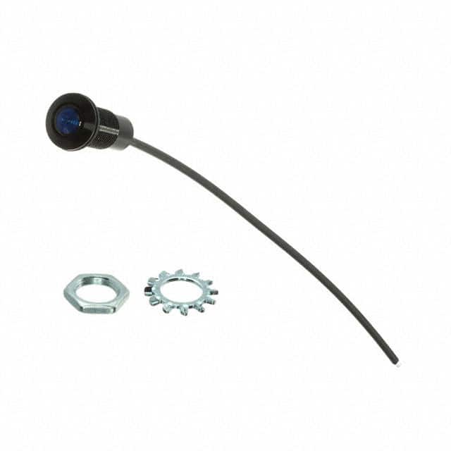 FLXR1BTP06 RUGGD FLEX LIGHTPIPE BLK 6" BLU