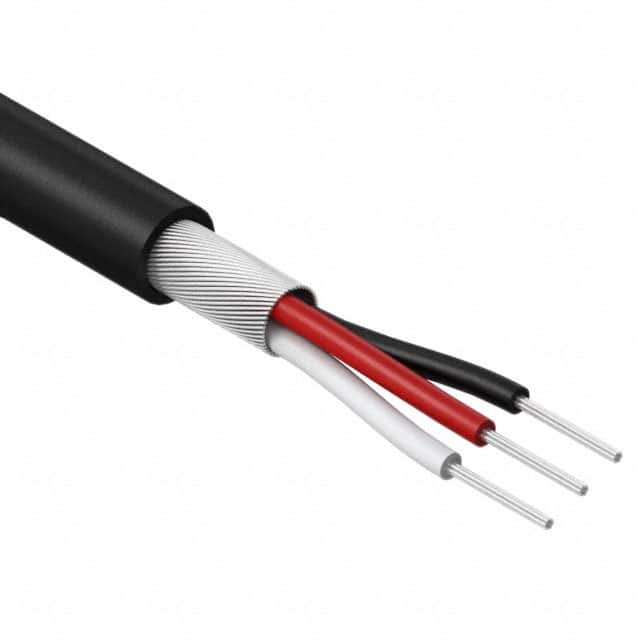 30-00279 CABLE 3COND 32AWG BLK SHLD 1000'