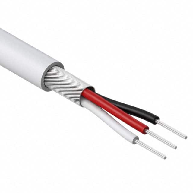 30-00278 CABLE 3COND 32AWG WHT SHLD 1000'