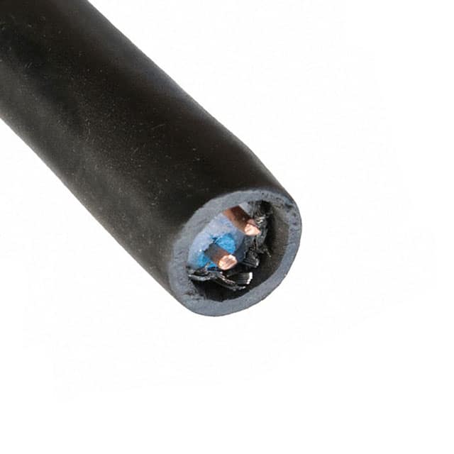 M4158 BK005 CABLE 16AWG BLACK SHLD 100'